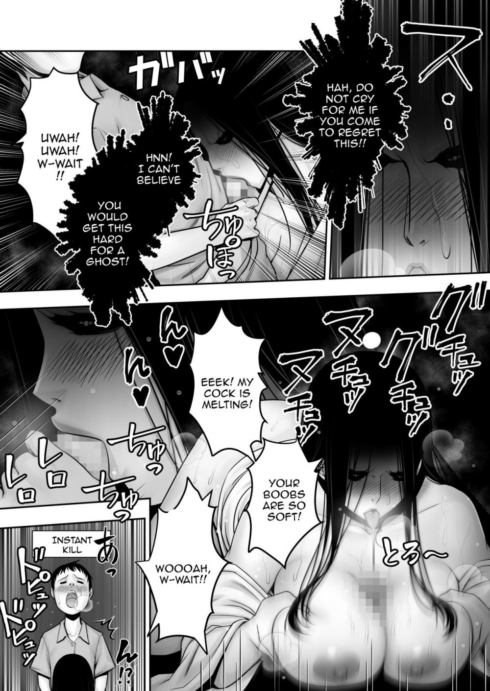 Hentai Manga Comic-The Results Of a Virgin Guy Fucking a Female Ghost That Haunts His Room-Read-30